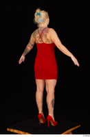  Jarushka Ross dressed red dress red high heels standing whole body 0014.jpg